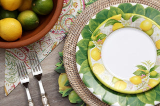 Large Lemon Party Plates