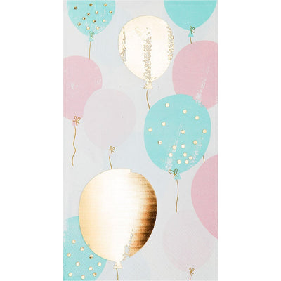 Pastel Gold Foil Guest Towel Napkins