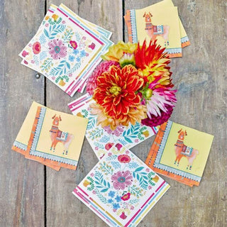 Boho Llama Party Napkins