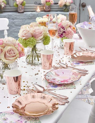 Fringe Rose Gold Birthday Napkins