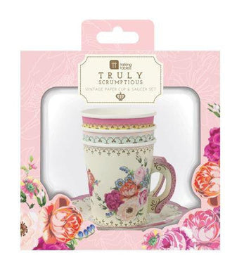 Vintage Tea Party Cup Set