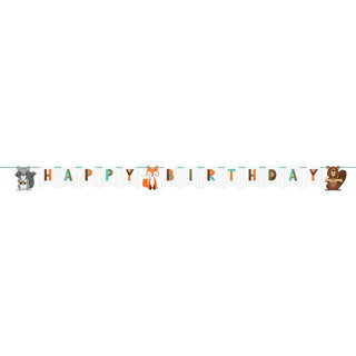 Woodland Birthday Banner