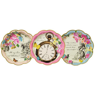 Alice in Wonderland Dessert Plates