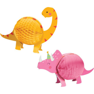 Girl Dinosaur Party Centerpieces