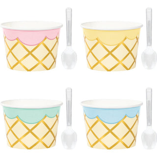 Ice Cream Party Treat Cups