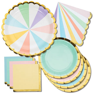Pastel Party Fan Decor