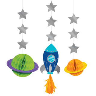 Outer Space Party Hanging Decoration