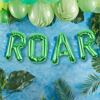 Dinosaur ROAR Balloon Garland