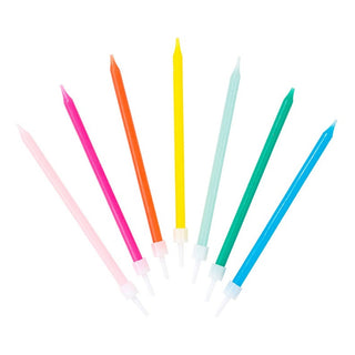 Tall Slim Rainbow Candles