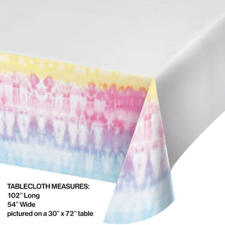 Tie Dye Party Tablecover