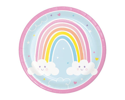 Happy Rainbow Dinner Plates