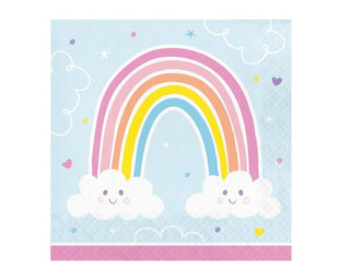 Happy Rainbow Luncheon Napkins