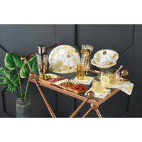 Honeycomb Bee Large Plate