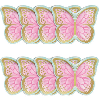 Butterfly Shimmer Butterfly Shaped Plates