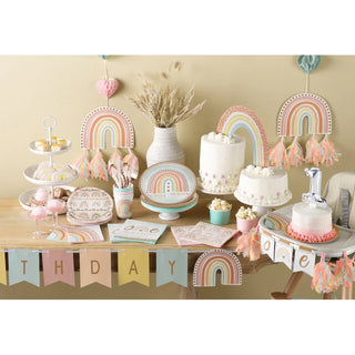 Boho Rainbow Party Cups