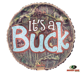 Its a Buck Baby Shower Mylar Balloon