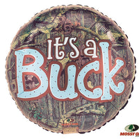 Its a Buck Baby Shower Mylar Balloon