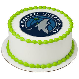 Minnesota Timberwolves Edible Image Cake Topper