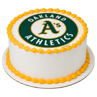 Oakland Athletics Edible Image Cake Topper