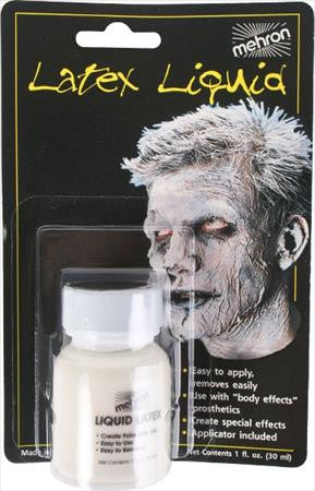 Mehron Liquid Latex Make-Up Clear 1 oz