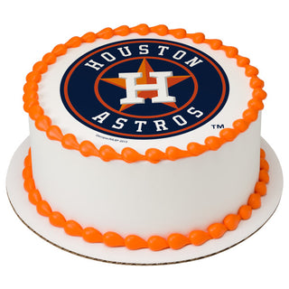 Houston Astros Edible Image Cake Topper