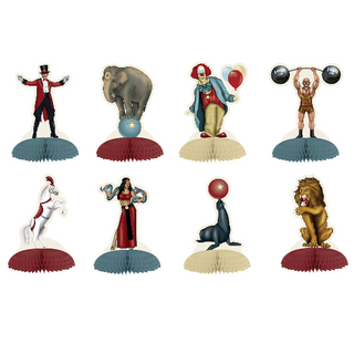 Vintage Circus Mini Centerpieces -/8 Pieces