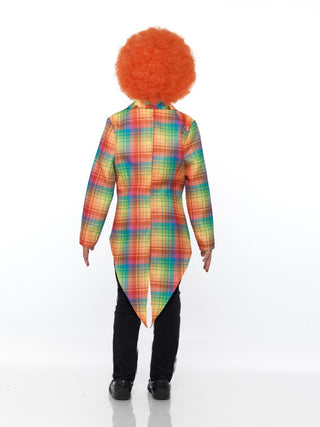 Neon Clown Tailcoat Kids Costume