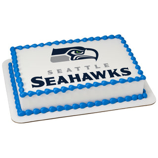 Seattle Seahawks Edible Image Cake Topper