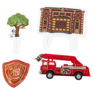 Fire Truck Cake Topper Kit