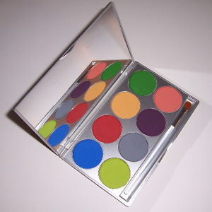 Paradise Tropical Colors Face Paint Palette