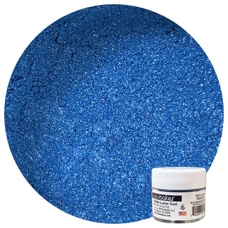 Edible Luster Dust Peacock Blue