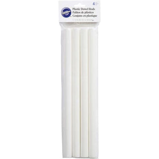 Plastic Dowel Rods 4 Count