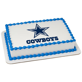 Dallas Cowboys Edible Image Cake Topper