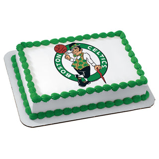 Boston Celtics NBA Edible Image Cake Topper