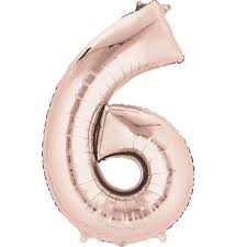 34" Rose Gold Balloon - Mylar # 6