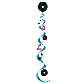 Rock & Roll Whirls - Hanging Decorations /3 Count