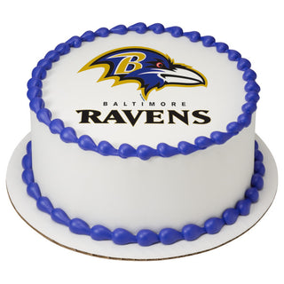 Baltimore Ravens Edible Image Cake Topper