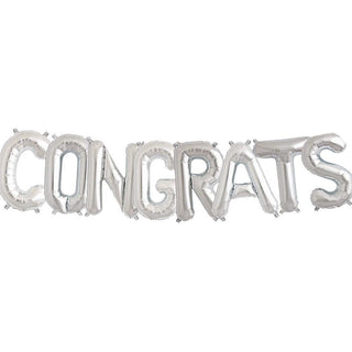 "Congrats" Balloon Banner Kit -8 Balloons / 9 ft.