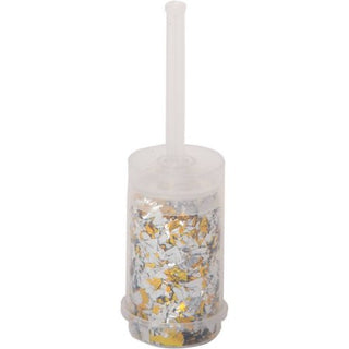 Silver and Gold Confetti Popper