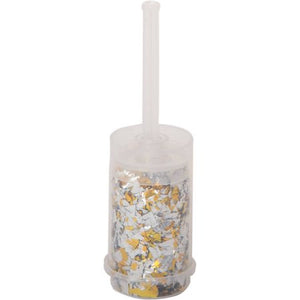 Silver and Gold Confetti Popper