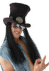 Slash Guitar Rock Star Deluxe Wig & Hat