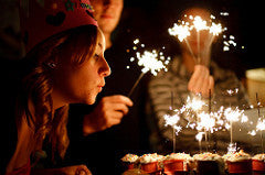 Mini Cake Sparklers