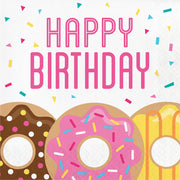 Fun Donut Party Birthday Luncheon Napkins