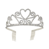 Silver Glitter Princess Tiara Crown
