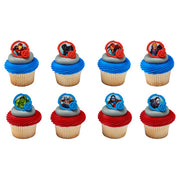 Avengers Cupcake Rings 16 Pack