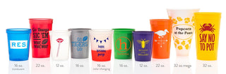 Plastic Stadium Personalized Cups / 50 Count