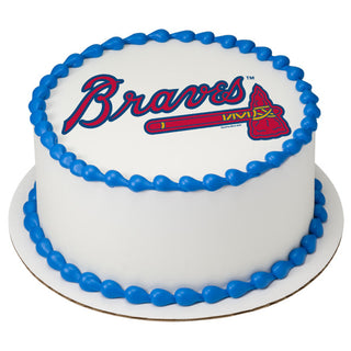 Atlanta Braves Edible Image Cake Topper