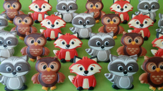 Woodland Friends - Cupcake Rings. /12 per pack