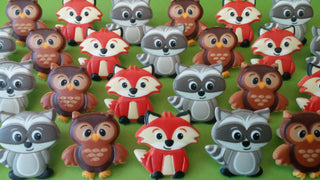 Woodland Friends - Cupcake Rings. /12 per pack