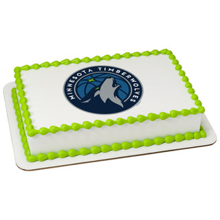 Minnesota Timberwolves Edible Image Cake Topper